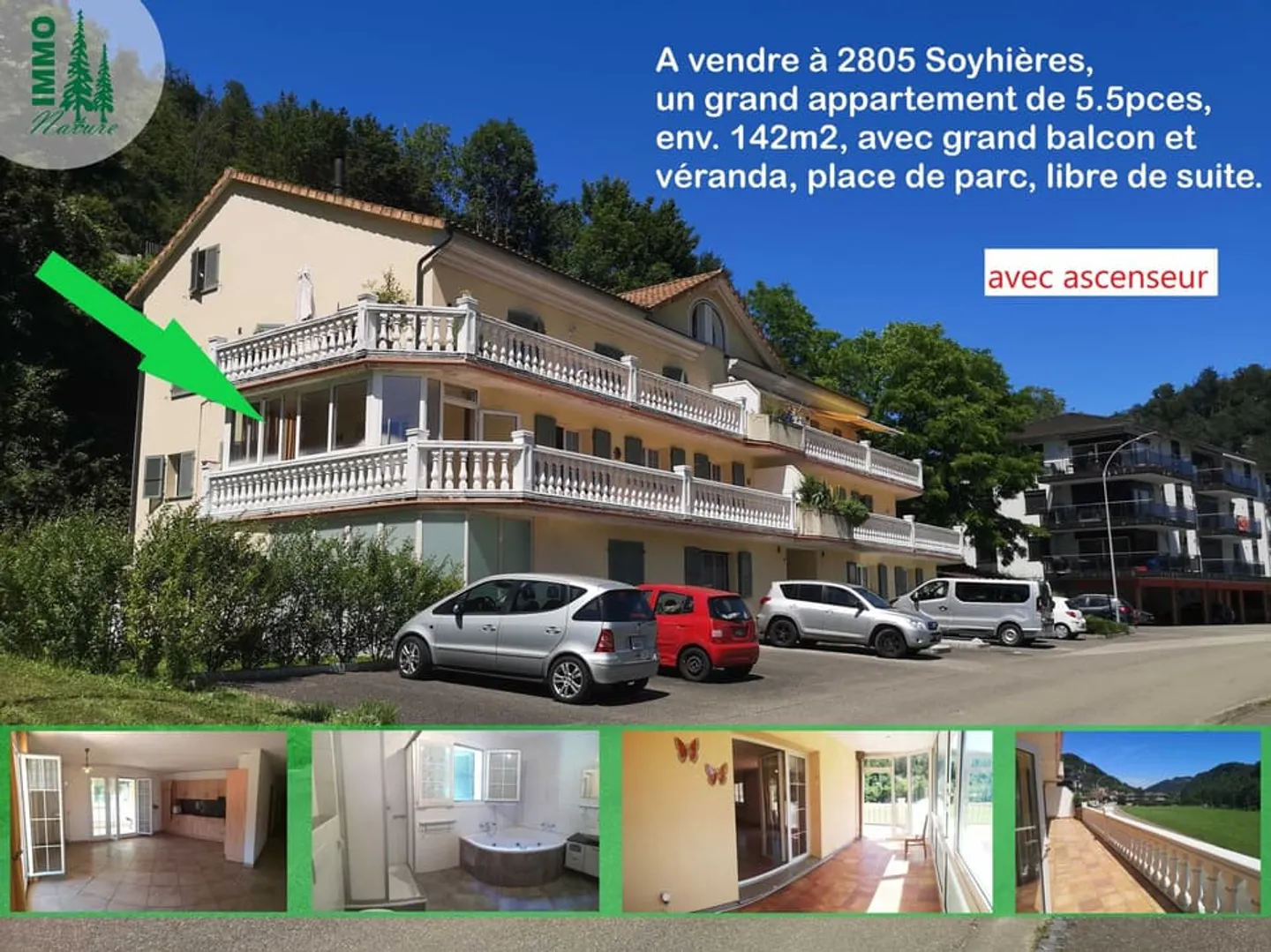 Price drop: apartment on the 1st floor with elevator, veranda and large balcony - Photo 1 of 13