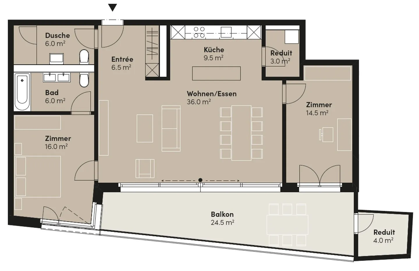 Last South Apartment with Great View in 'chantier' – Stylish, High Quality & Conveniently Located - Photo 3 of 5