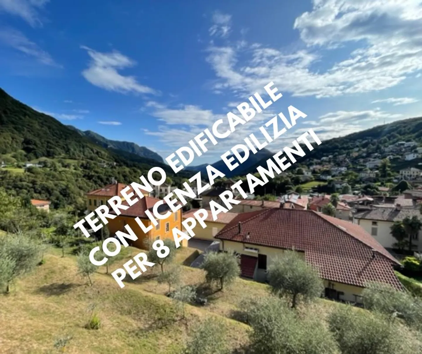 Terrain constructible avec permis de construire pour 8 appartements - Photo 1 sur 14