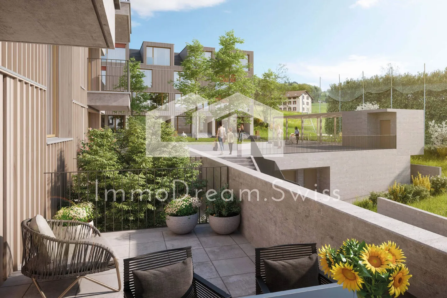 Nouveau projet attrayant et moderne de 3 ½ pièces en copropriété - Photo 1 sur 10