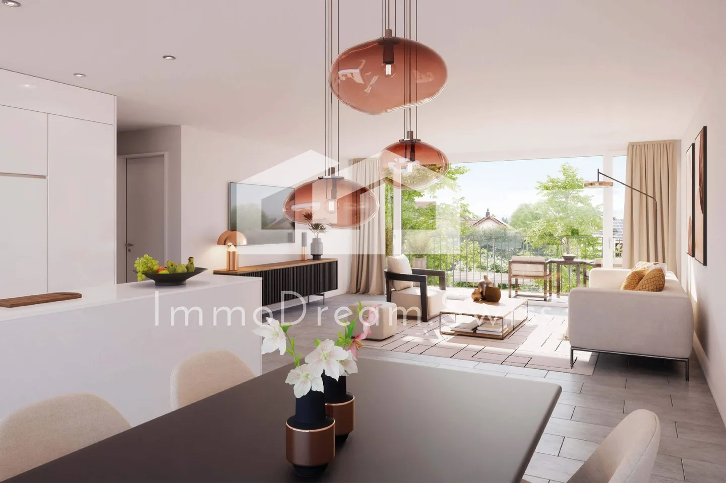 NOUVEAU BÂTIMENT Appartement 4 ½ pièces attrayant et moderne - Photo 2 sur 7