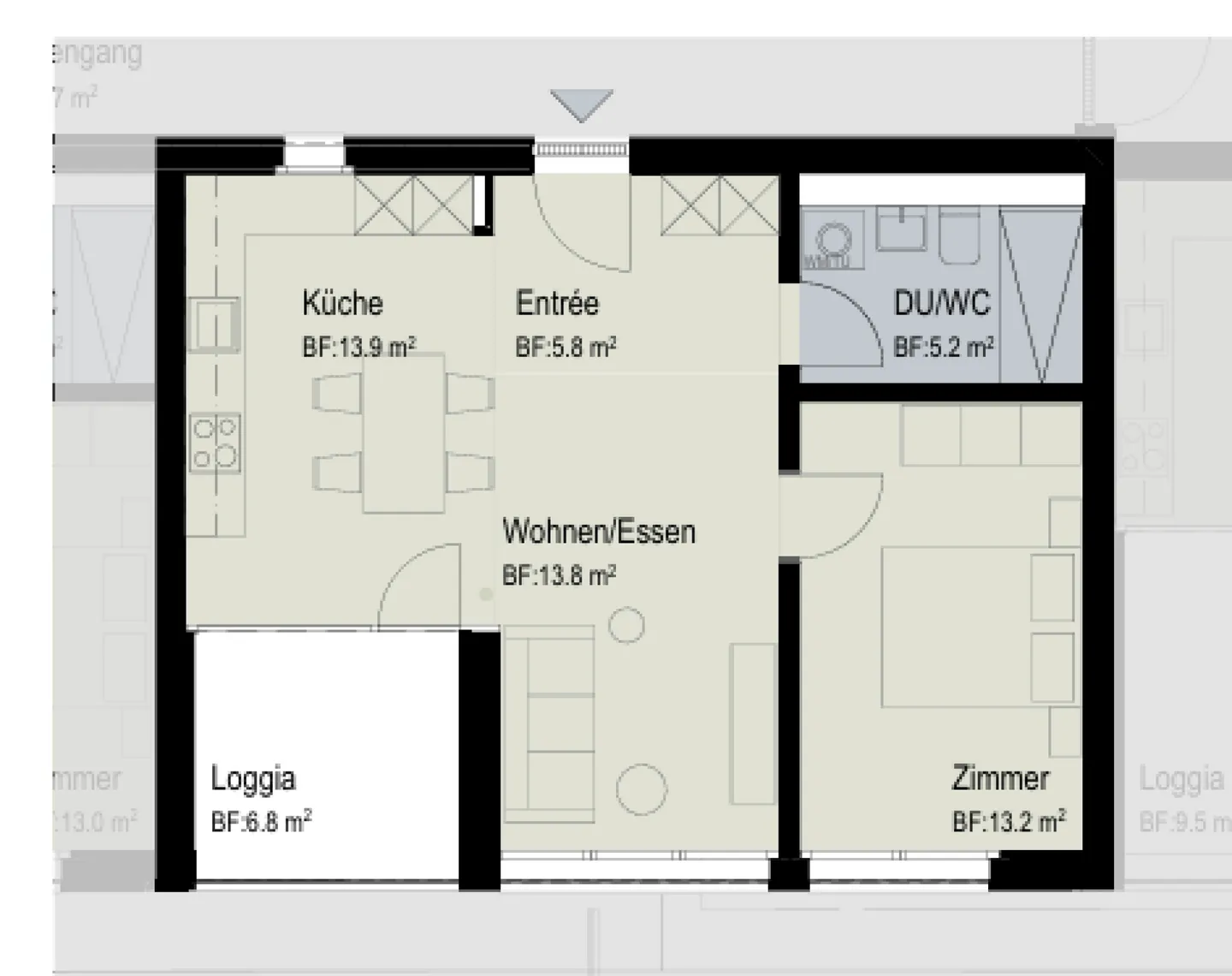 First rental - modern and urban 2.5-room apartment in Brugg - Photo 6 of 6