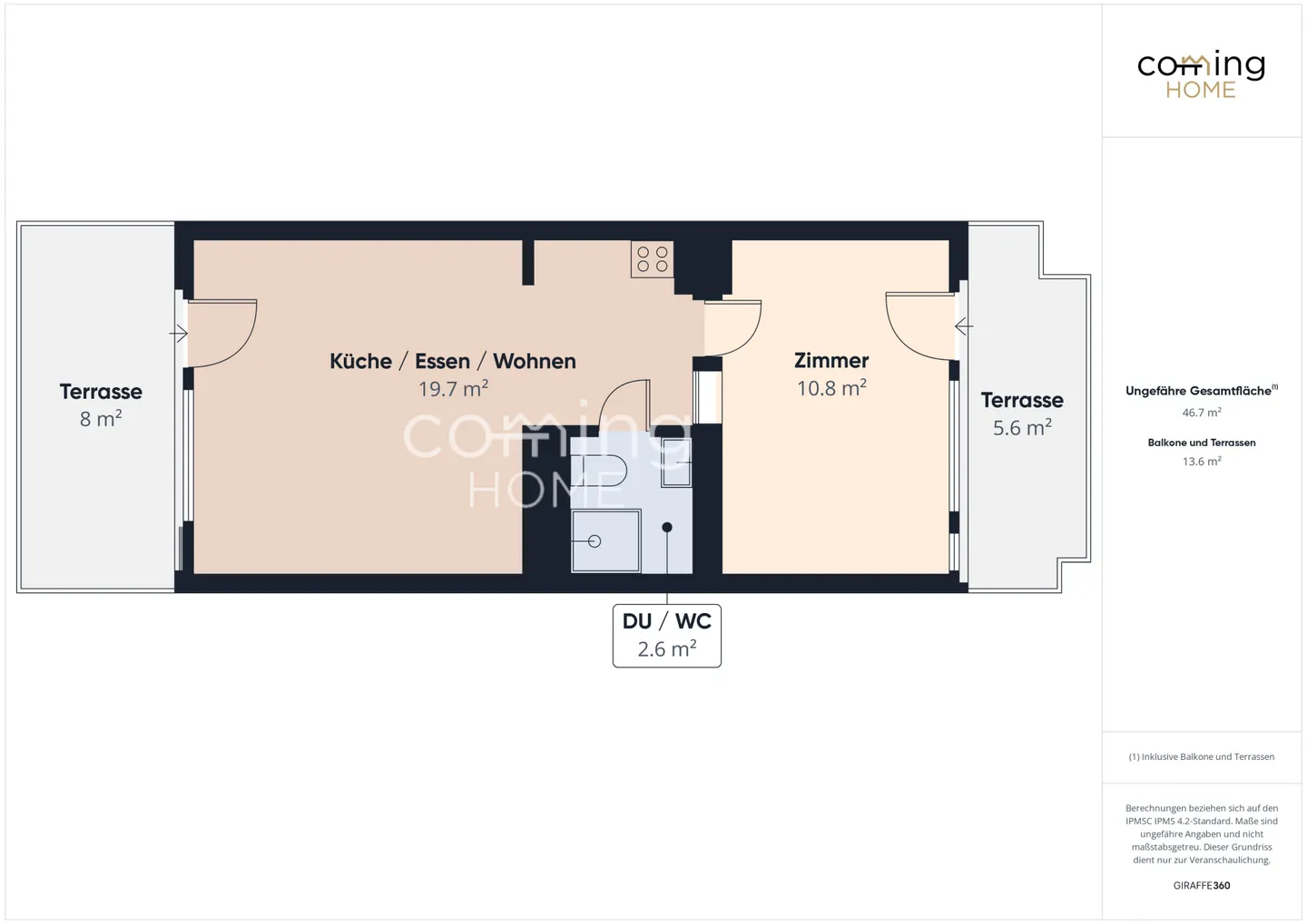 Appartamento ristrutturato di 2,5 locali a Ried-Brig con vista panoramica sulle Alpi - Foto 13 di 13