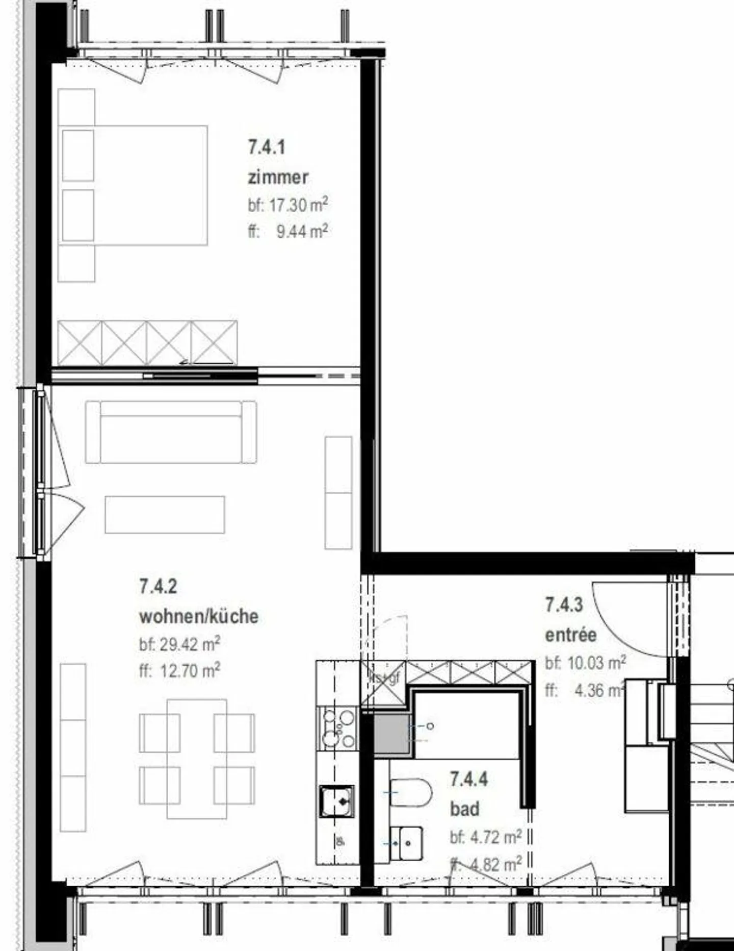 Modernes Apartment in Kreuzlingen - Foto 9 von 10
