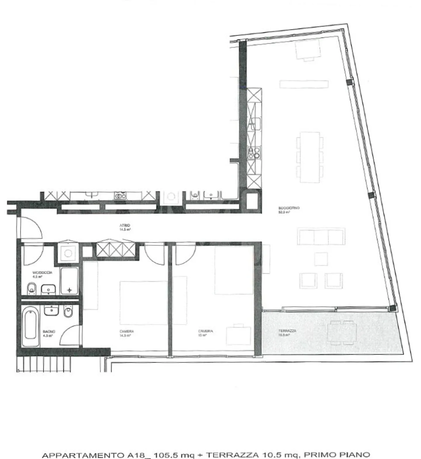 Appartement moderne à Pazzallo - Photo 10 sur 11