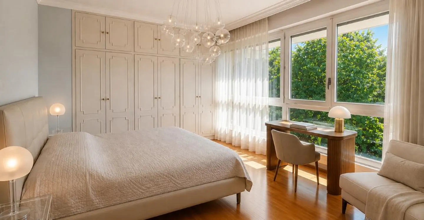 Geräumige Luxuswohnung - 8 Zimmer - Genf Rechte Seite - Foto 5 von 9