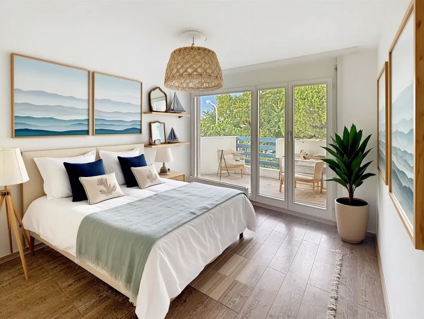 Magnifique appartement de 3,5 pièces avec cheminée à Clarens - Photo 1 sur 23