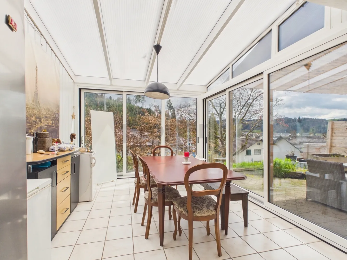 Grande Casa a Schiera con Vista sul Verde nell'Idilliaco Oberkulm - Foto 4 di 13