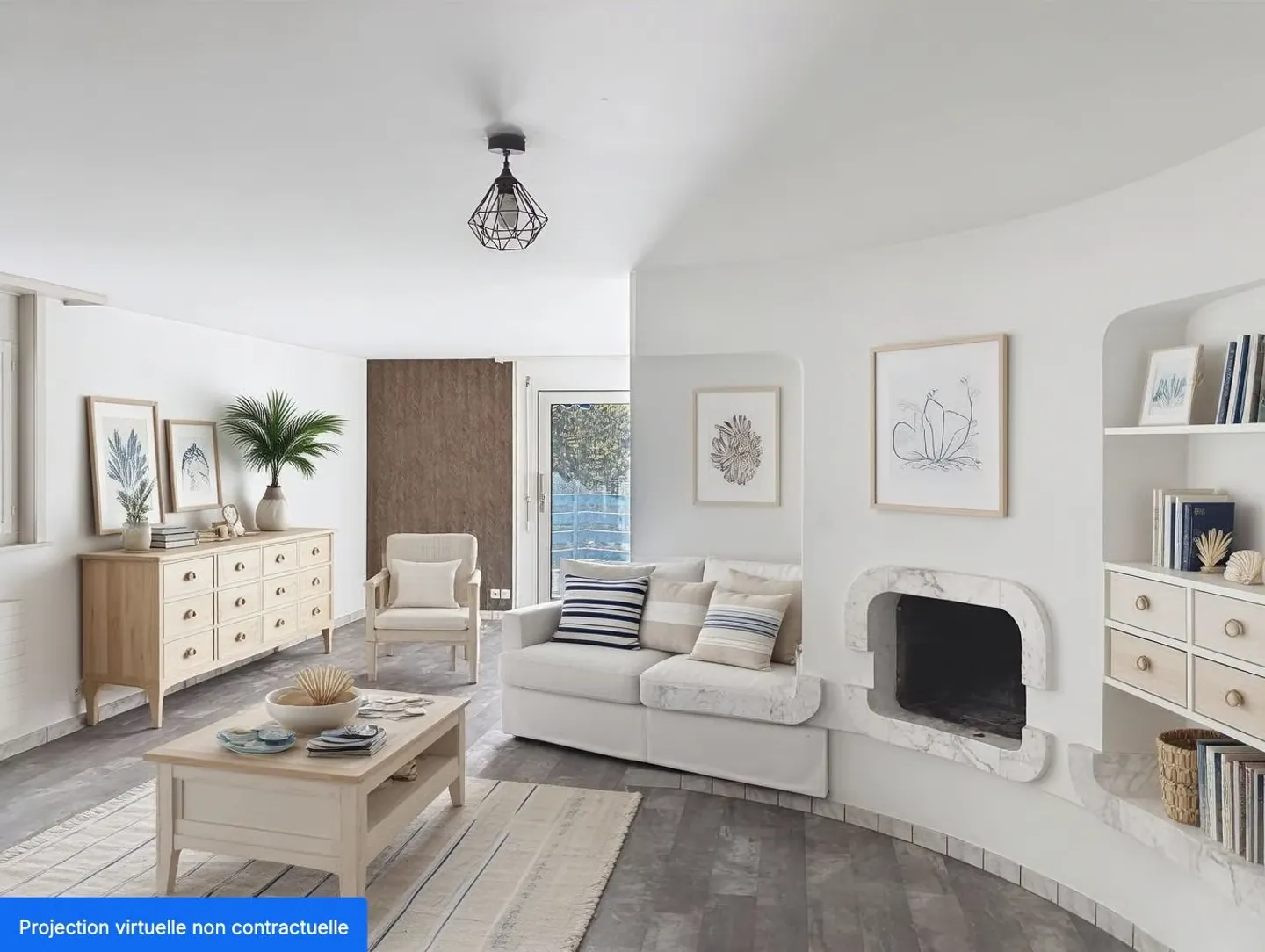 Magnifique appartement de 3,5 pièces avec cheminée à Clarens - Photo 3 sur 23