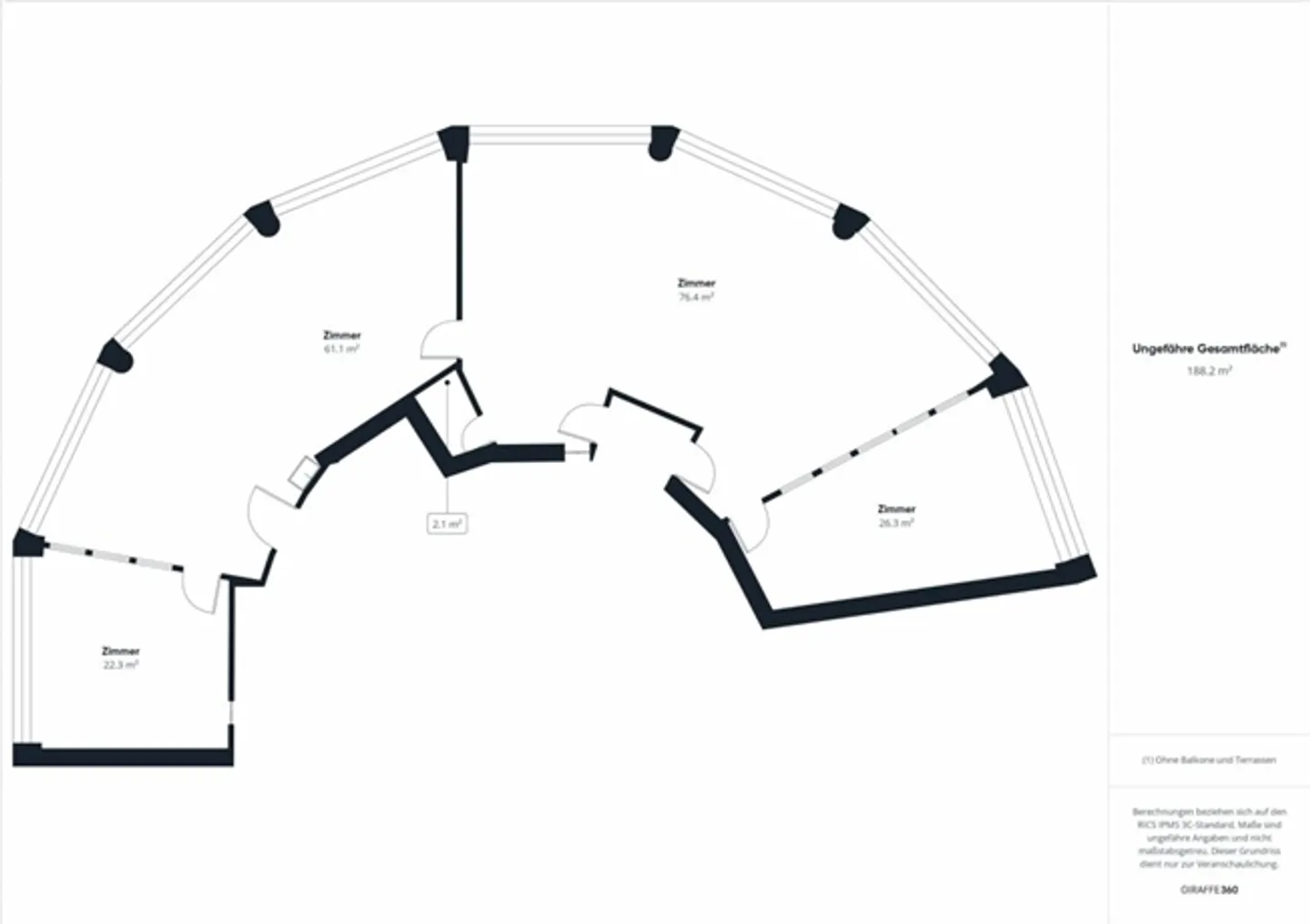 «Business Tower / TOP-Ausgebaute Gewerbe-/Büroflächen» - Foto 8 von 8