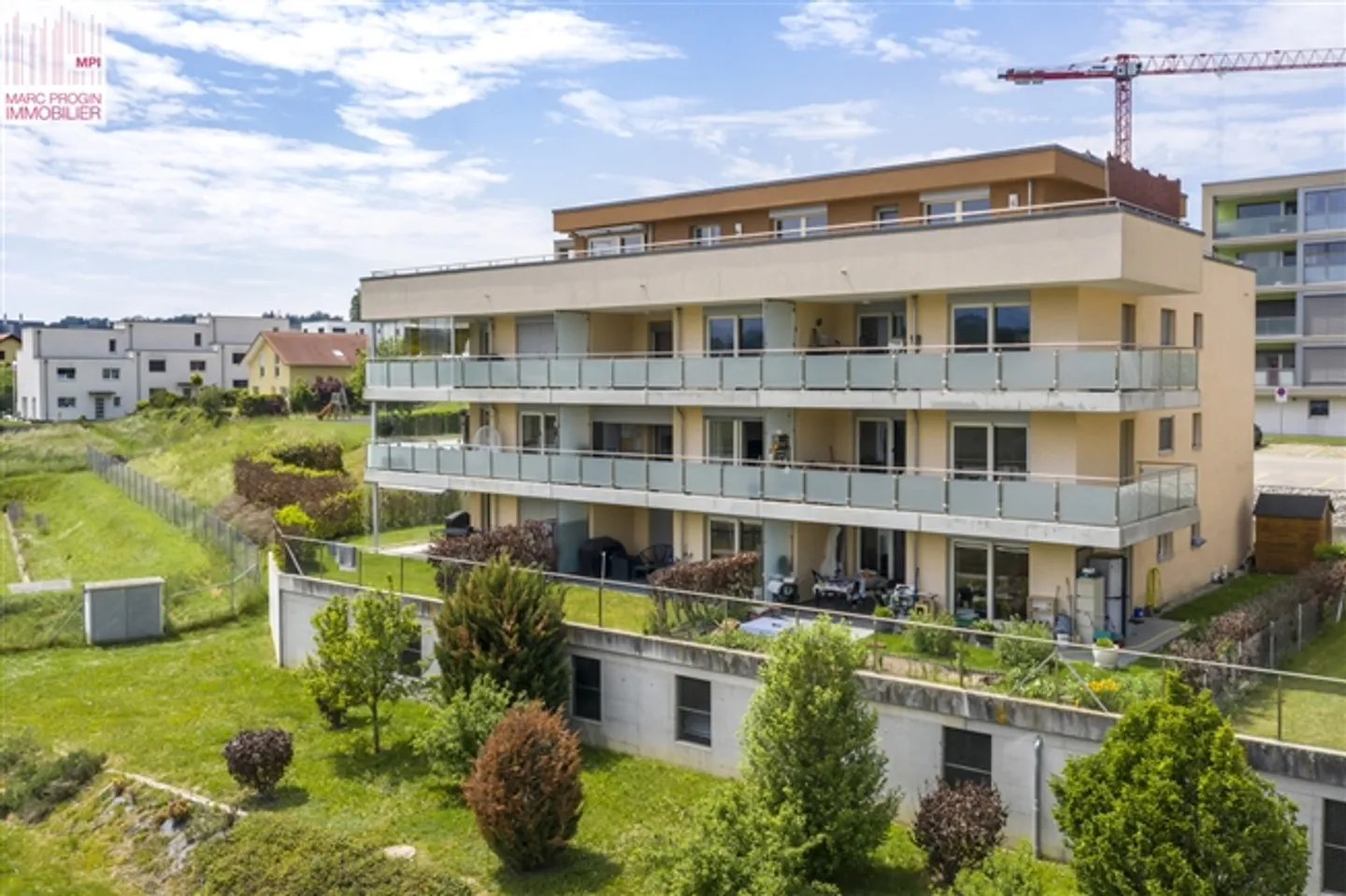 «Schönes 4,5-Zimmer-Penthouse mit Terrasse von 185 m2 ohne Vis-à-vis» - Foto 1 von 14