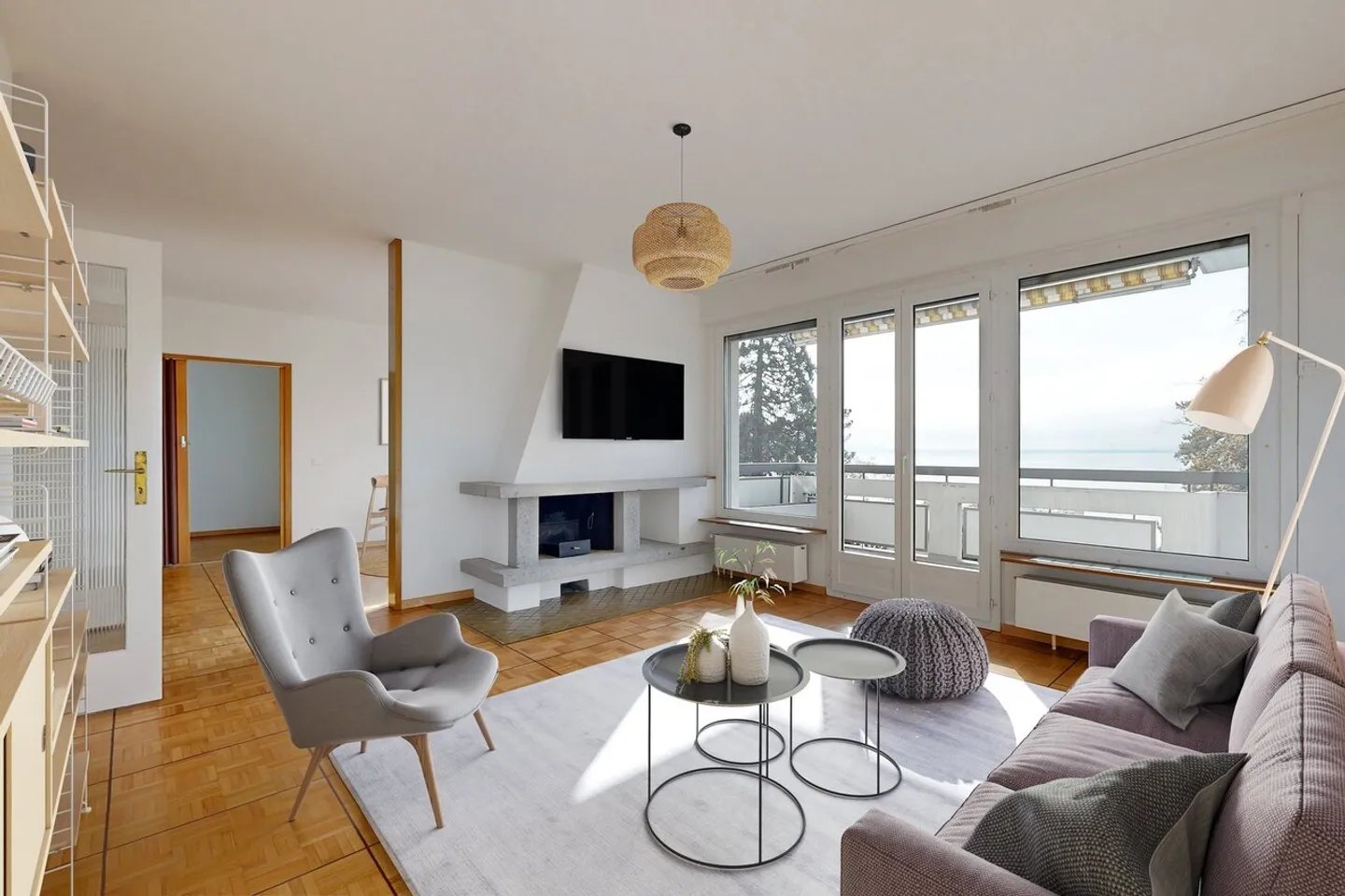 Appartement Charmant avec Vue sur le Lac - Photo 1 sur 11