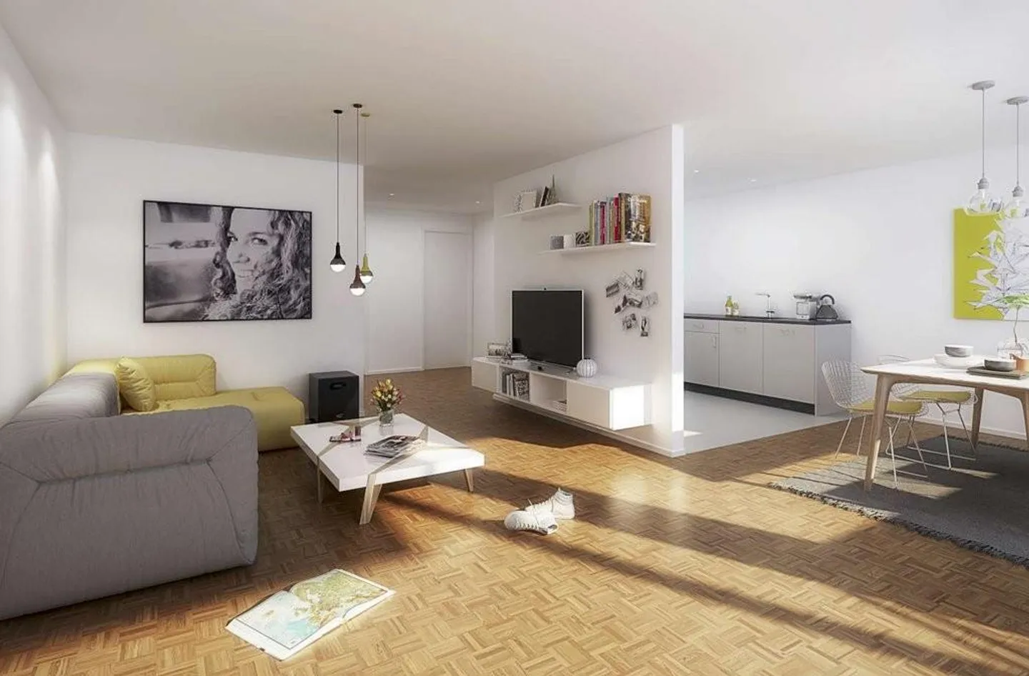 Ampio appartamento di 3,5 stanze - Foto 2 di 6