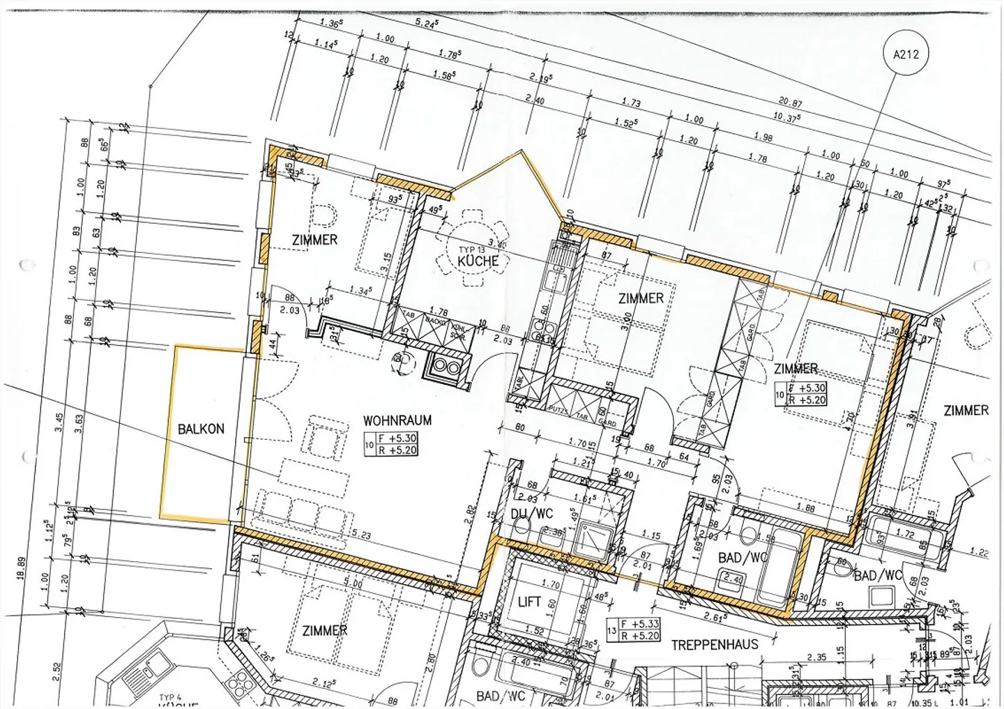 Luminoso appartamento di 4.5 locali – vivere in centro a Domat/Ems - Foto 13 di 13