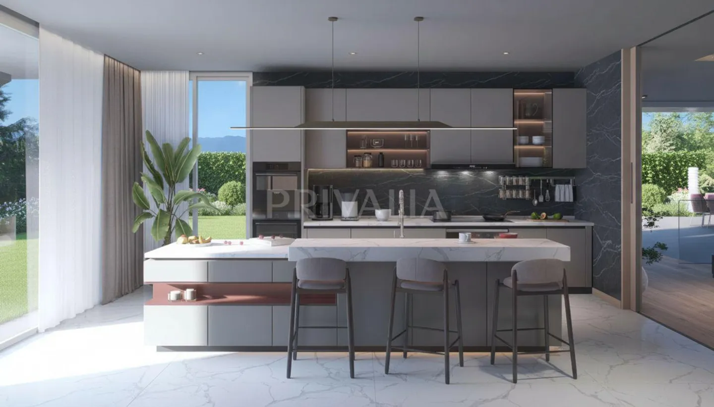 Magnifique appartement PPE de 223 m2 avec grande terrasse et jardin privé - Photo 3 sur 5