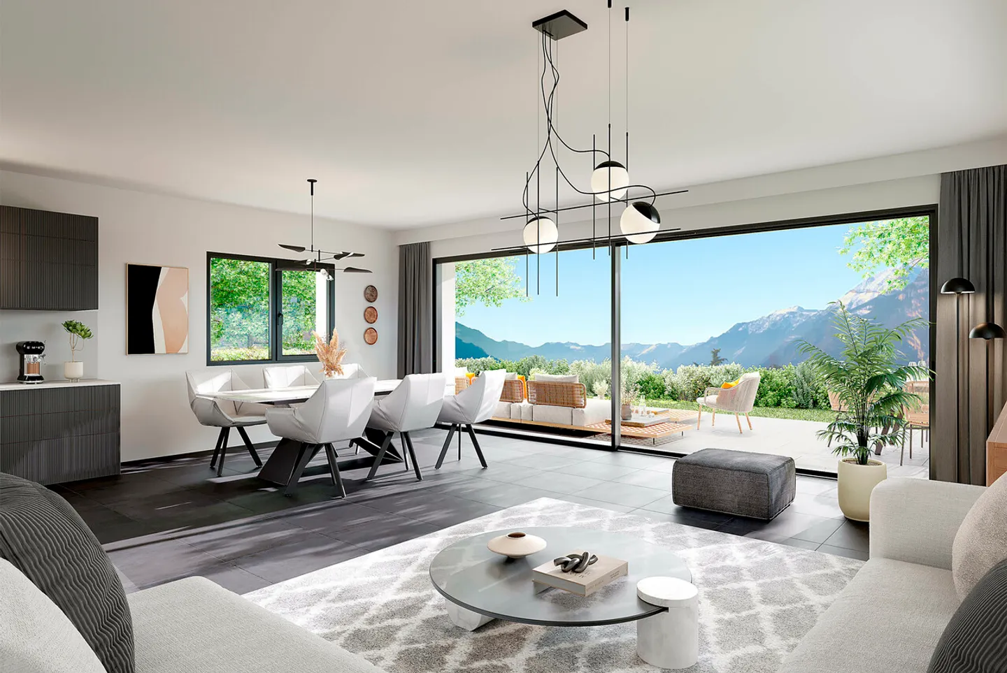 MAGNIFIQUE VILLA 5.5 PCES A RIDDES - Photo 2 sur 5