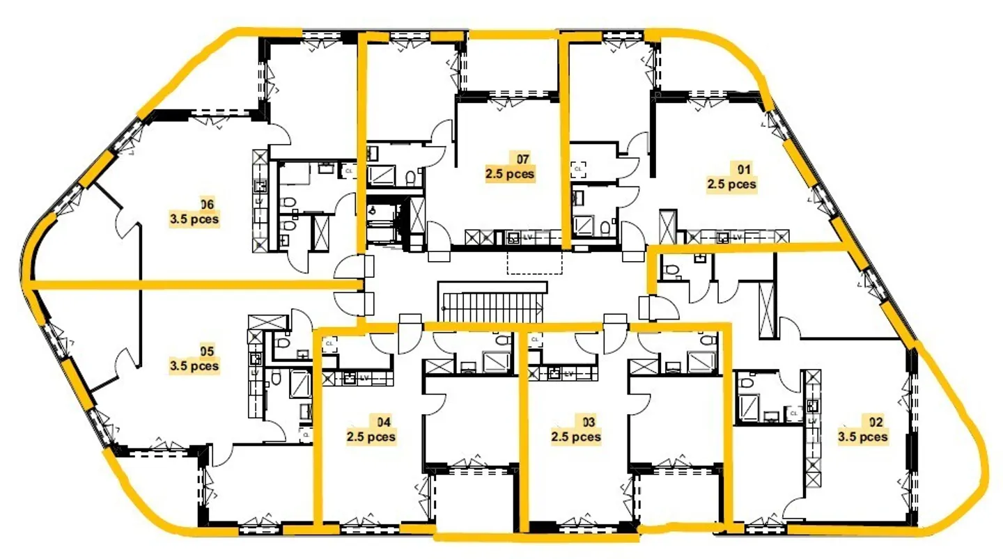 New 2.5-room apartment in Epalinges - Photo 7 of 7
