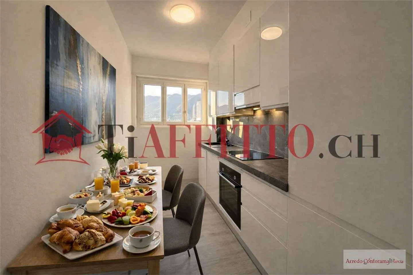 BRIGHT 2.5-ROOM APARTMENT WITH BALCONY ON THE 6TH FLOOR IN CHIASSO CITY - Photo 1 of 6