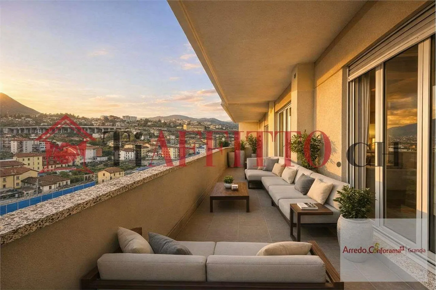 BRIGHT 2.5-ROOM APARTMENT WITH BALCONY ON THE 6TH FLOOR IN CHIASSO CITY - Photo 4 of 6