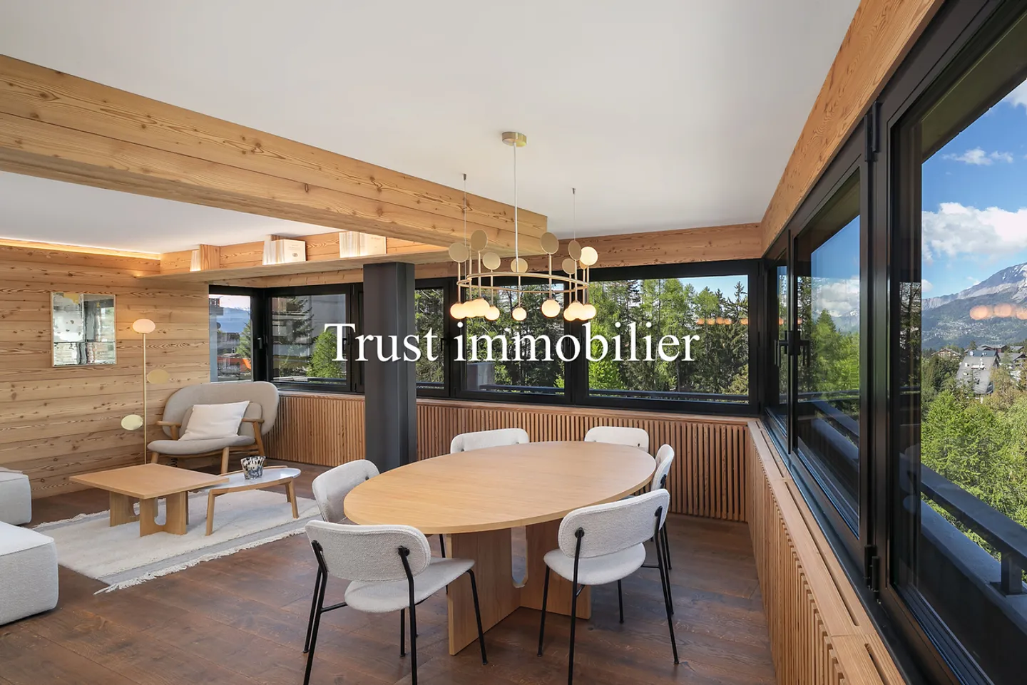 4000. Exceptionnel Attique au coeur de Crans - Photo 3 sur 28