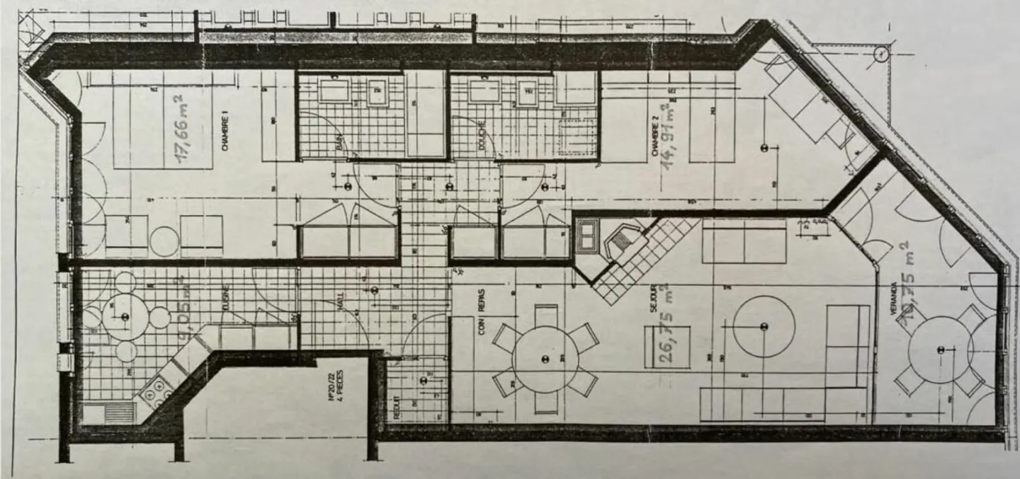 3-room apartment with fireplace and veranda - Photo 12 of 12