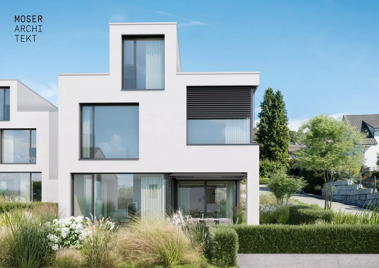 Moderne freistehende Wohnung mit Aussicht - Foto 9 von 10