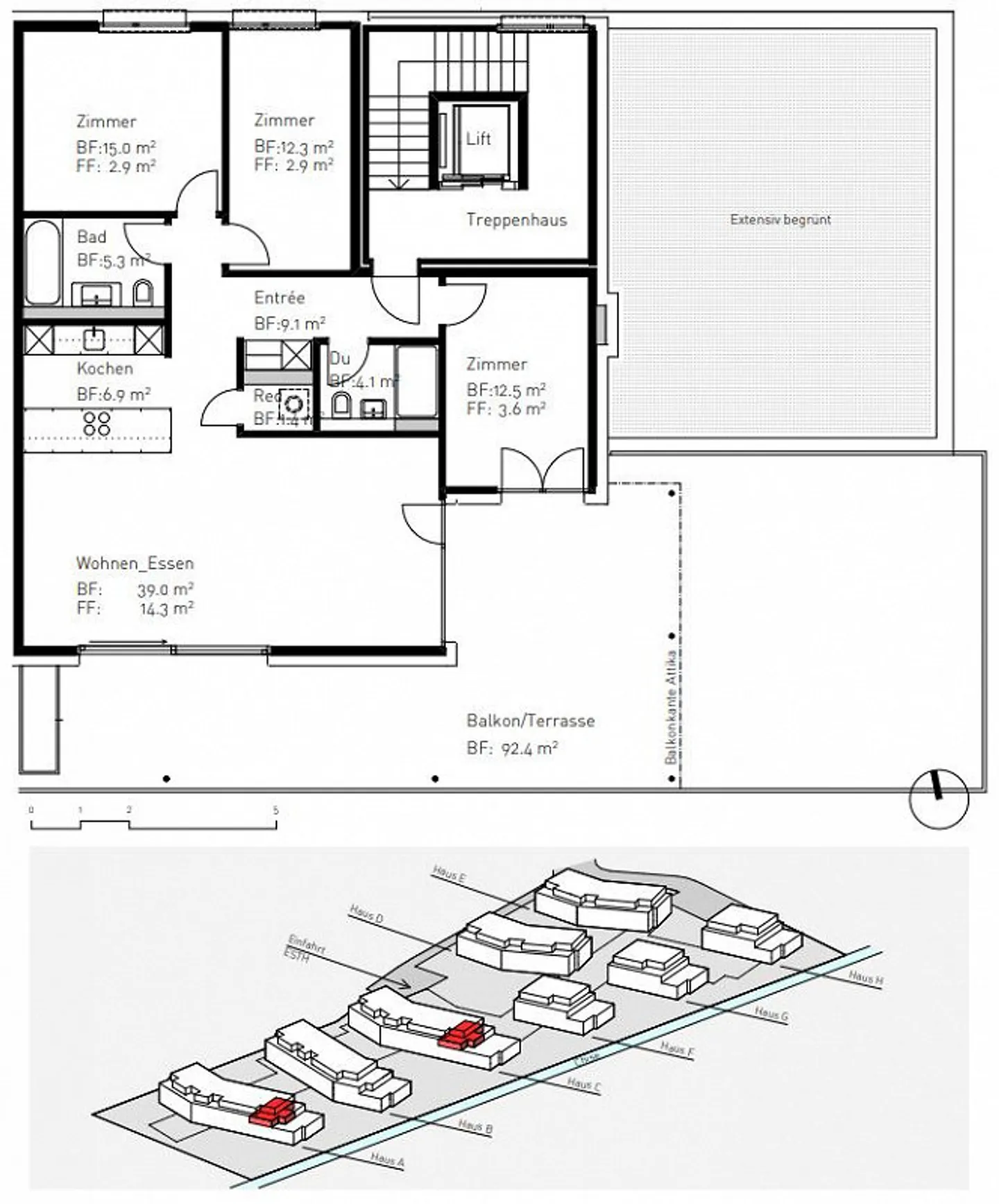 Ihr Rückzugsort über den Dächern - Foto 12 von 12