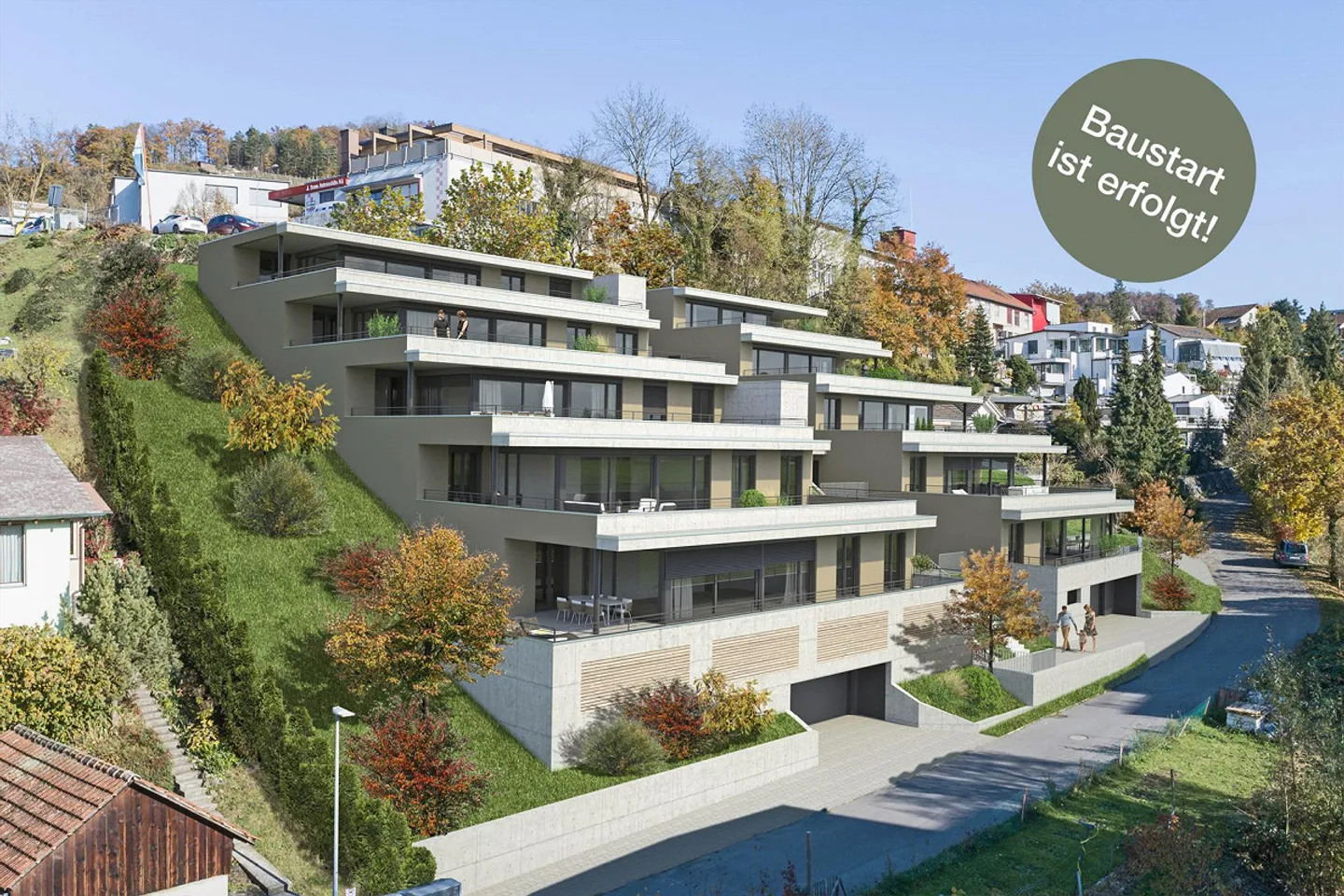 Moderne Terrassenwohnungen in Döttingen - Foto 1 von 8