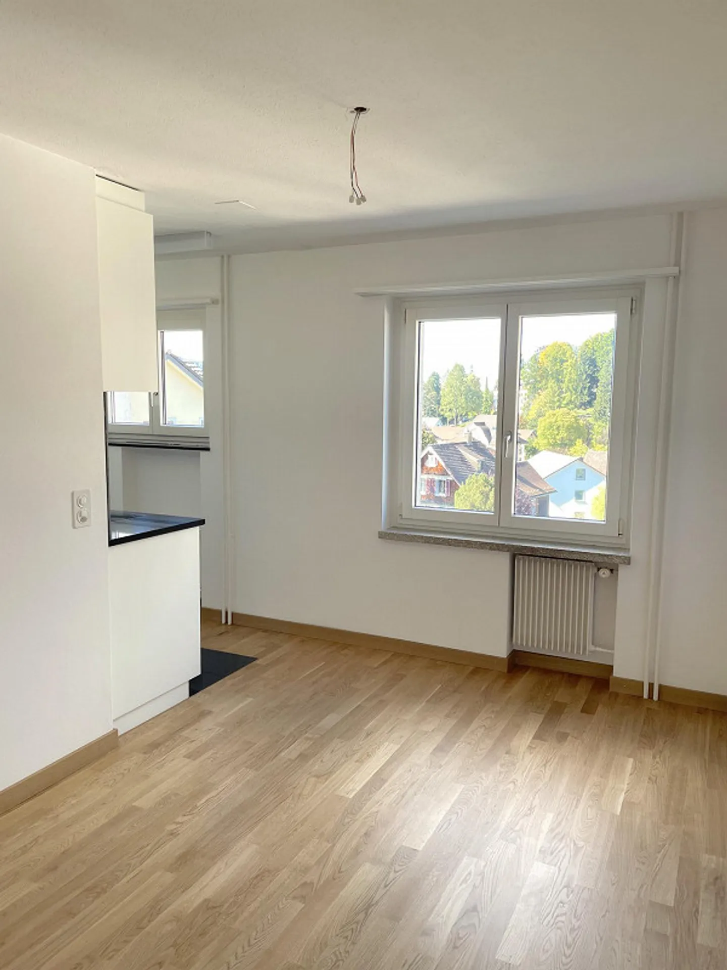 Appartement 3.5 pièces fraîchement rénové avec vue sur la verdure - Photo 4 sur 13
