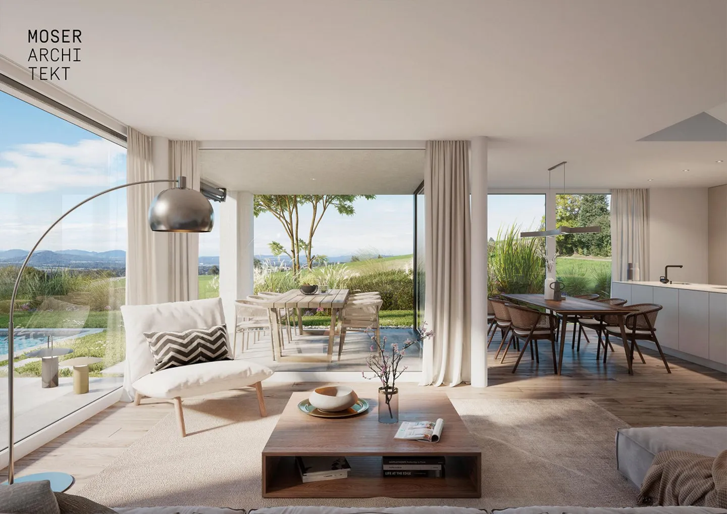 Modernes freistehendes Haus mit Aussicht - Foto 5 von 10