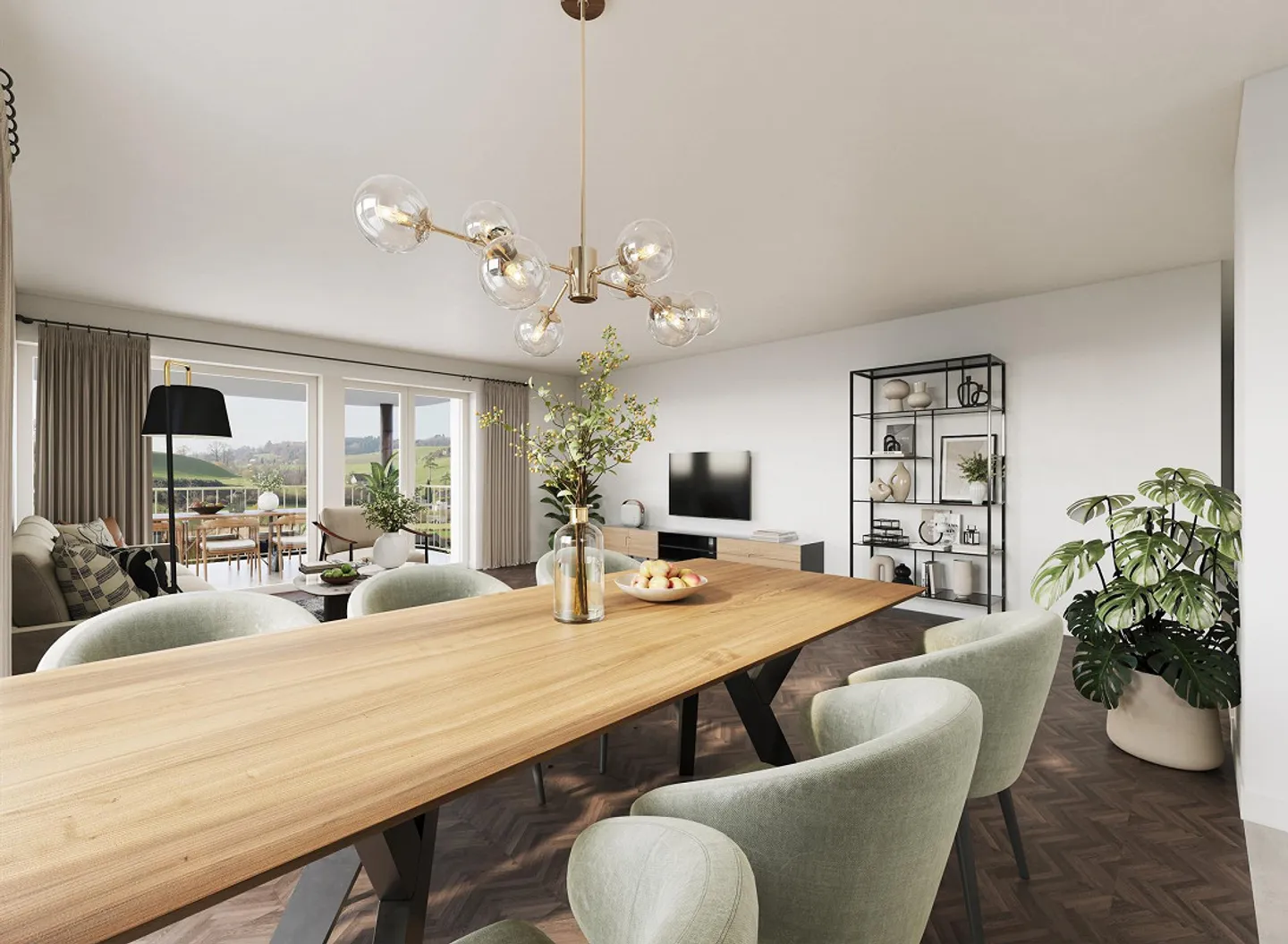 Première occupation à partir du 1er avril 2026 - Appartement spacieux de 4,5 pièces - Photo 3 sur 7