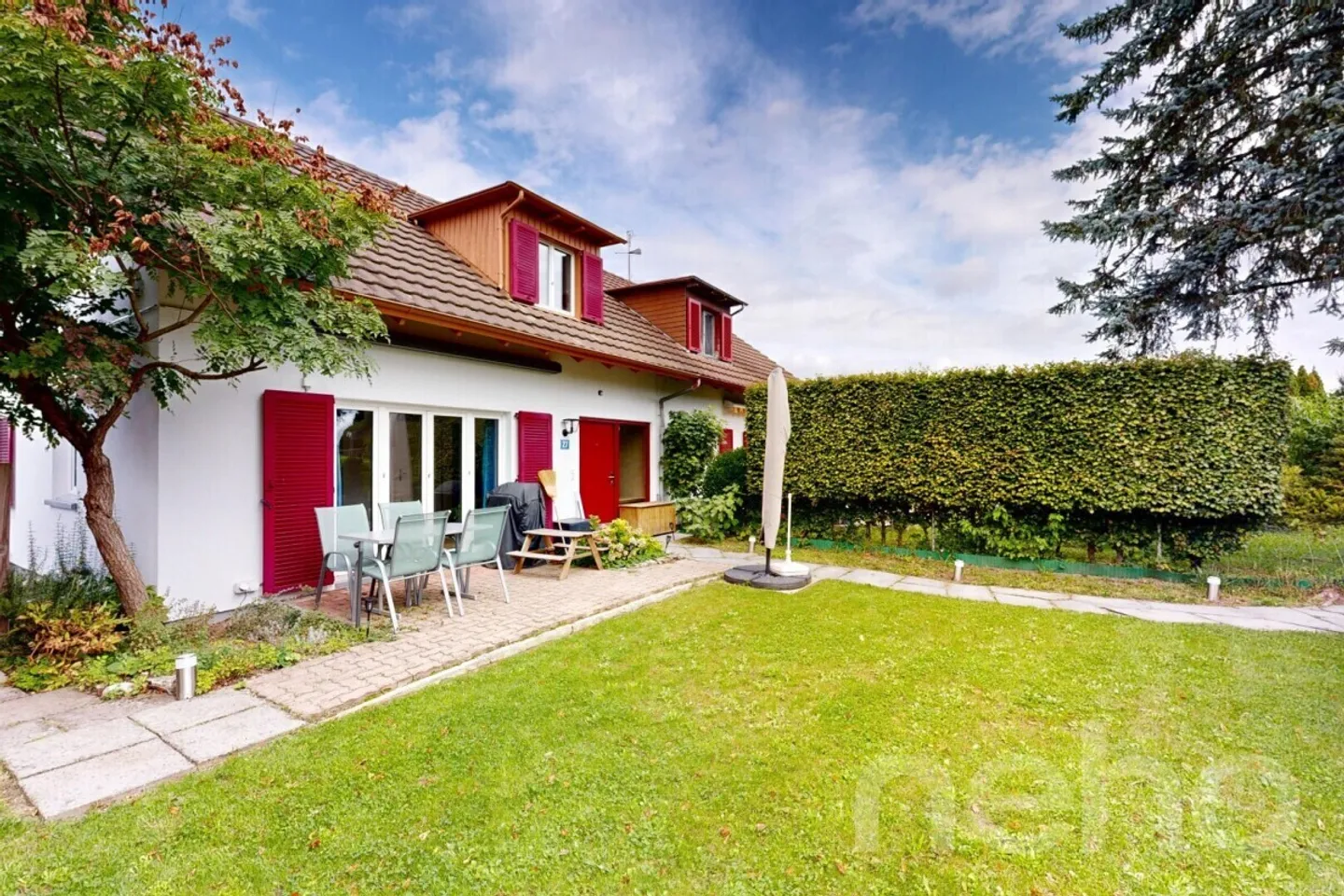 Casa bifamiliare moderna di 4,5 stanze con giardino e vista parziale - Foto 10 di 12