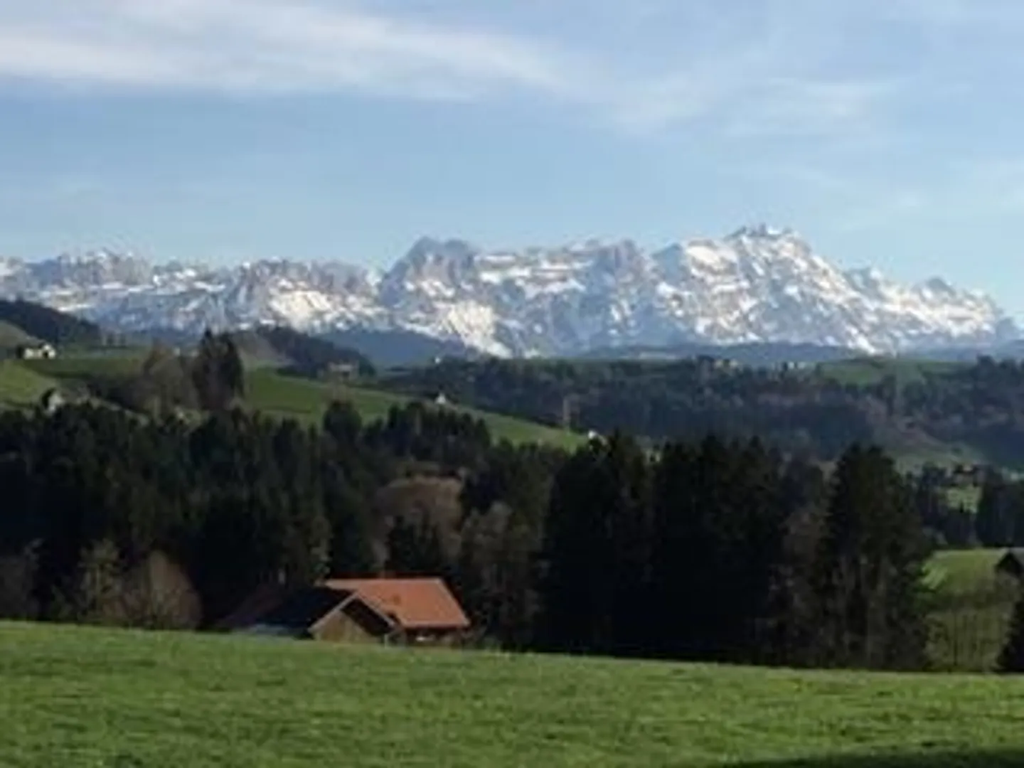 Idyllisches Wohnen in einer 3.5 Zimmerwohnung mit Blick auf den Säntis - Foto 1 von 6
