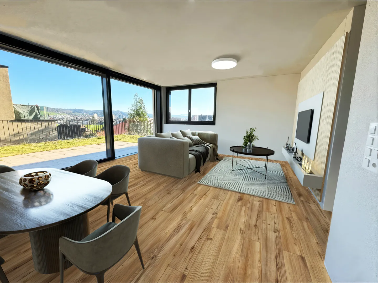Neubau-Highlight: 3,5-Zimmer-Terrassenwohnung im Zweifamilienhaus - Foto 2 von 11