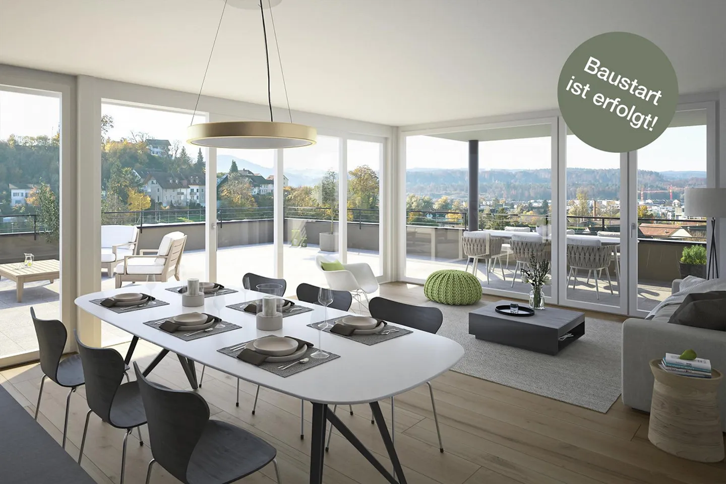 Moderne Terrassenwohnungen in Döttingen - Foto 1 von 8