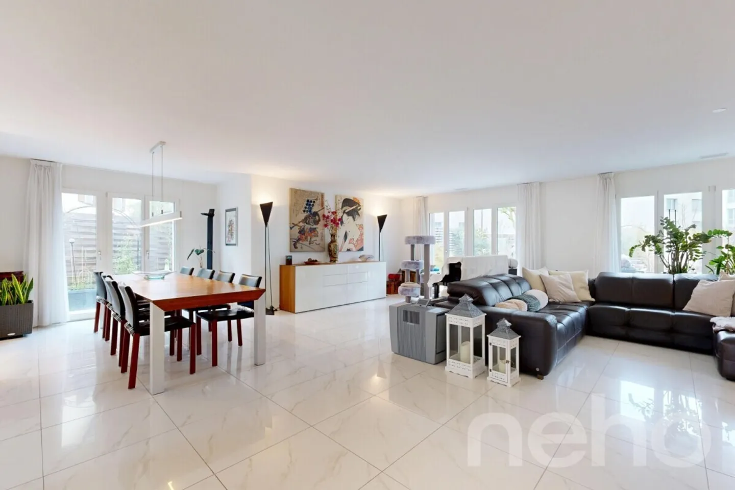Moderna casa a schiera di 5,5 stanze con giardino ad Aristau - Foto 4 di 13