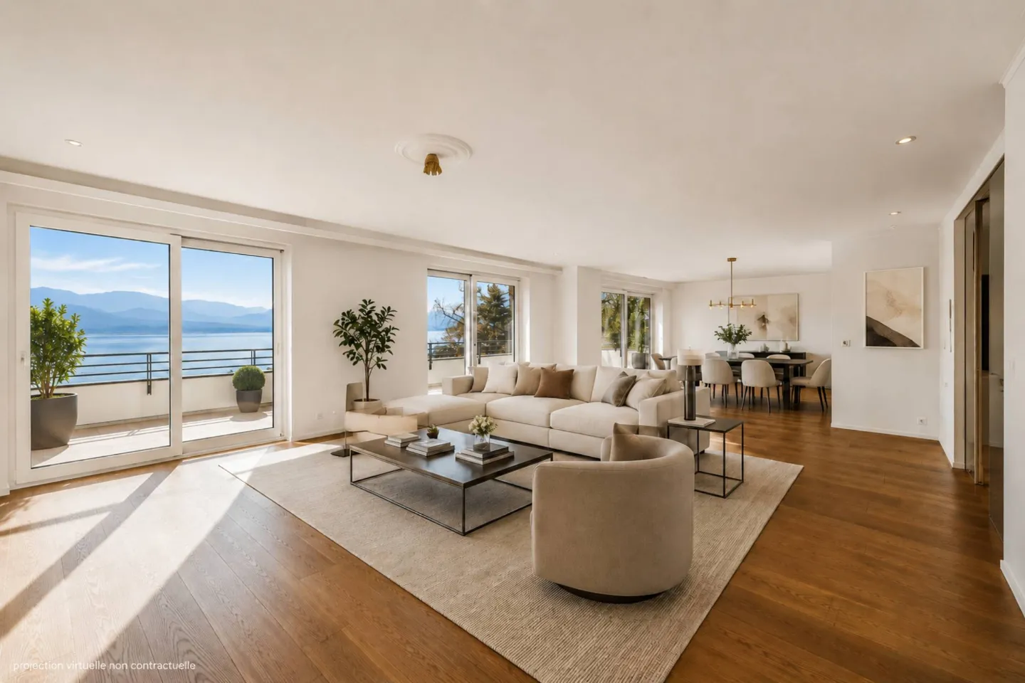 Luxuriöses Duplex mit Seeblick - Foto 3 von 10