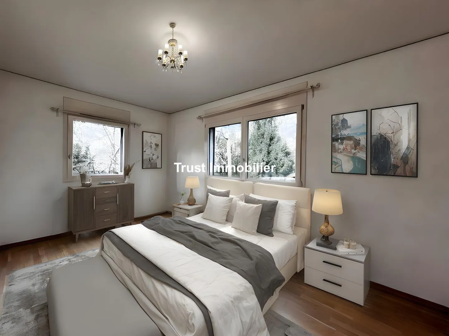 4047.D Wohnung 3,5 Zimmer mit unverbautem Blick auf den Salève - Foto 3 von 8