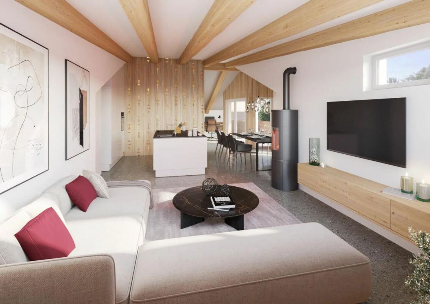 Tannenheim Lodge | Accogliente appartamento di 4 ½ stanze con camino - Foto 1 di 7