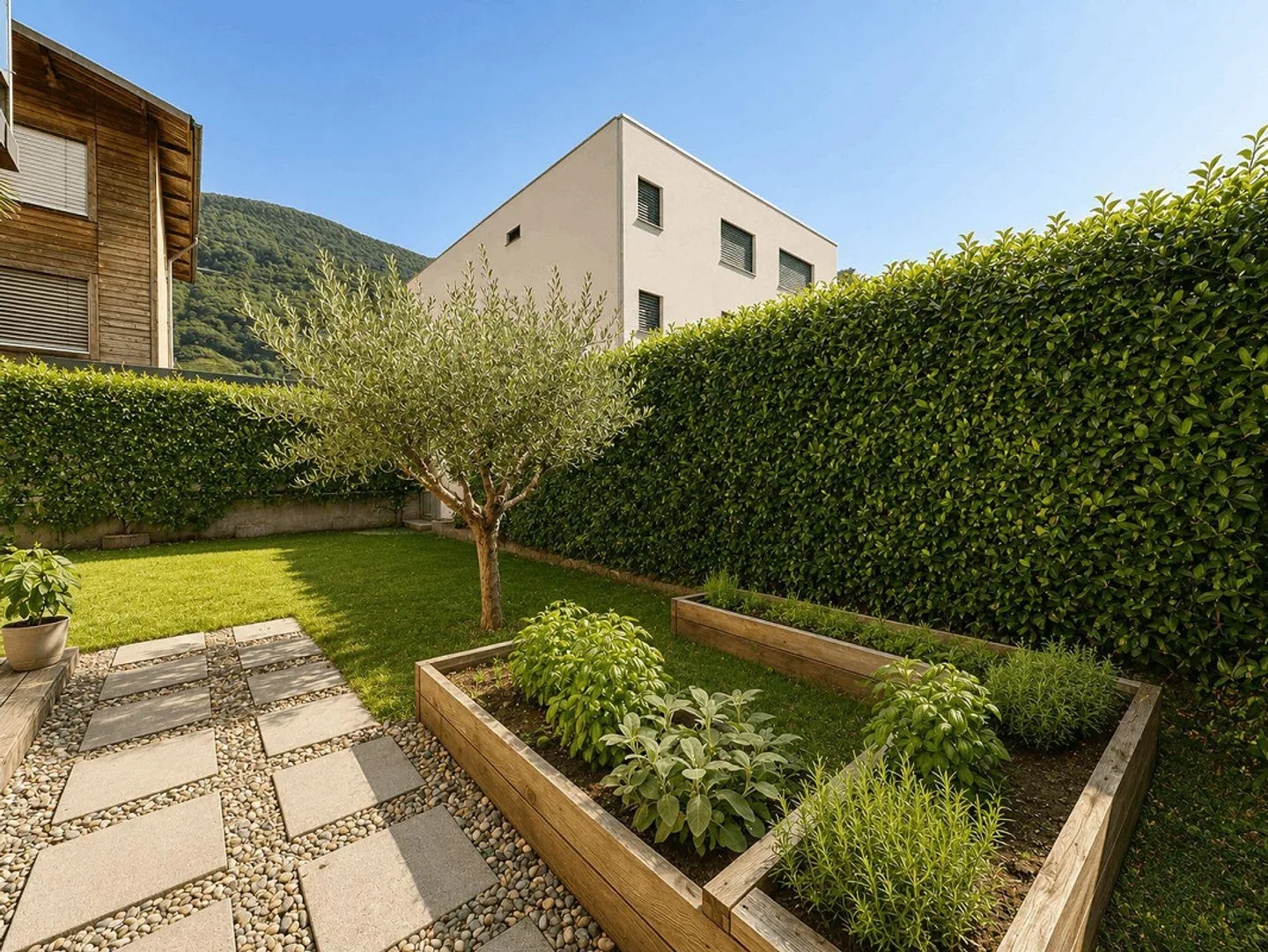 Familienhaus mit Terrassen und privatem Garten - Foto 21 von 23