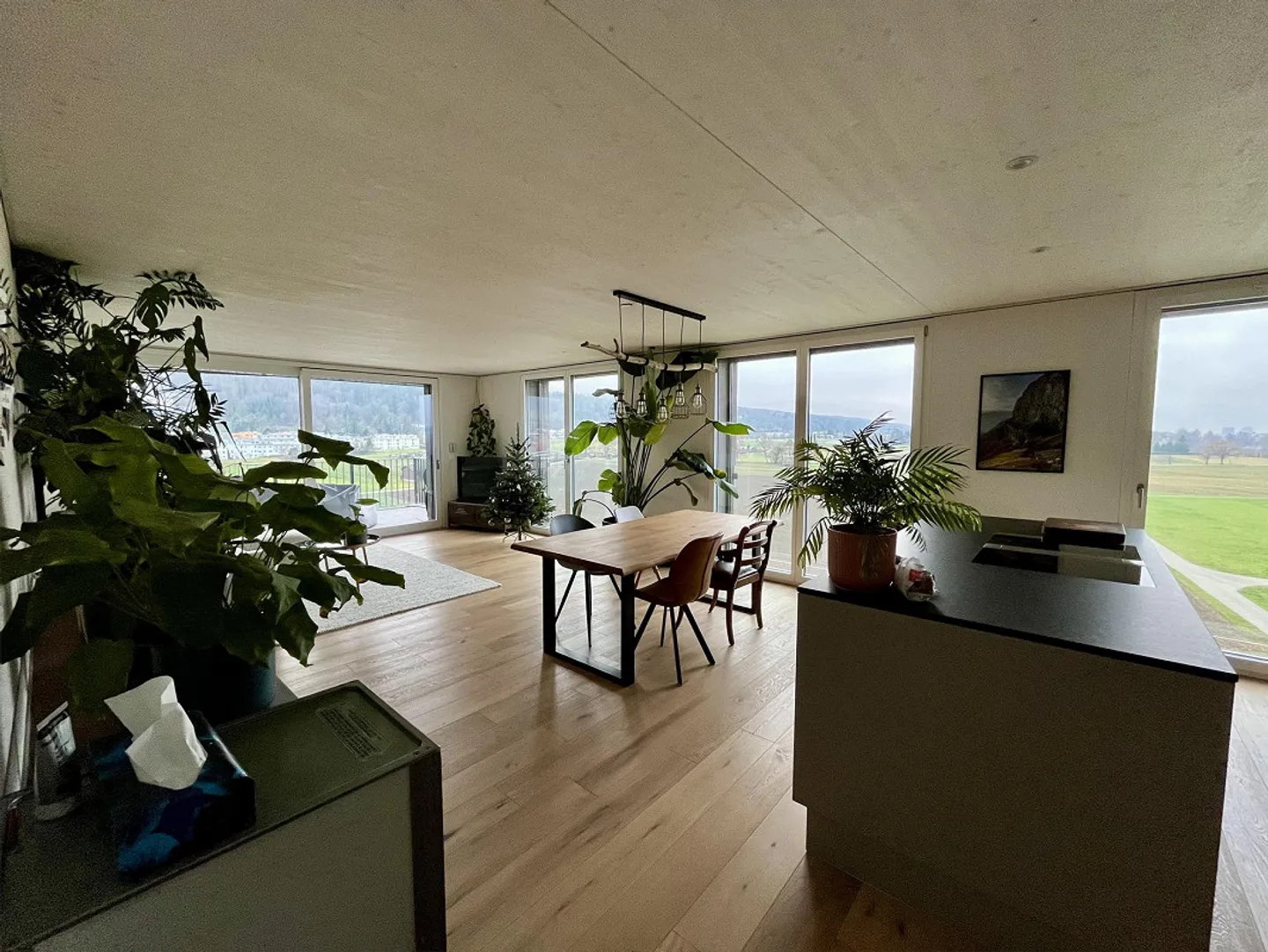 Exklusive 4.5-Zimmer-Attikawohnung: Unverbaubare Weitsicht & Eigentums - Foto 2 von 11