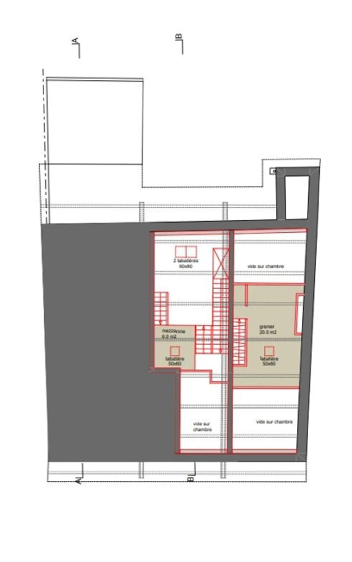 Die Scheune von Moulin Roget - Förderung von 2 angrenzenden Villen - Los A - Foto 8 von 13