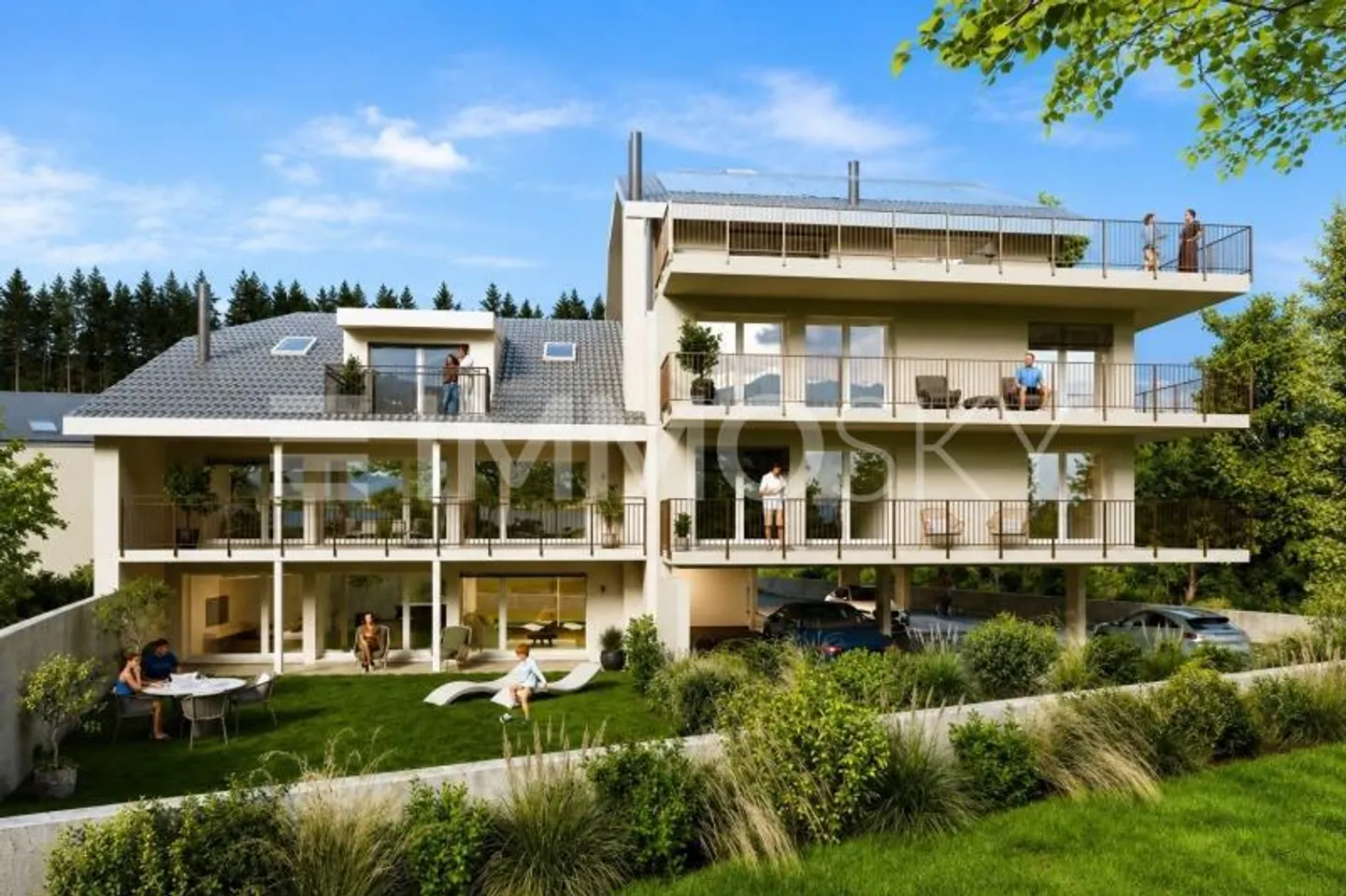 New project! 2.5 room apartment in the heart of Saint-Cergue (lot 2) - Photo 5 of 5
