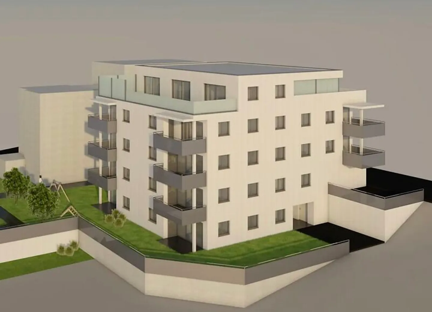 Attique avec balcon et terrasse - Photo 1 sur 3