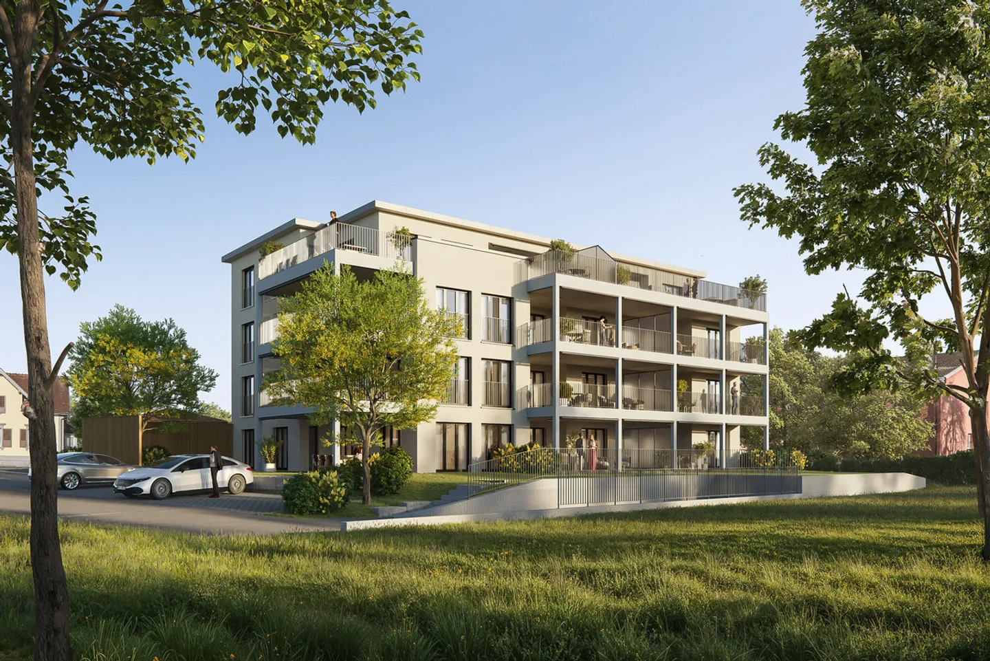 Attraktive Attikawohnung mit See- und Bergsicht - Neubauprojekt «Sc... - Foto 5 von 7