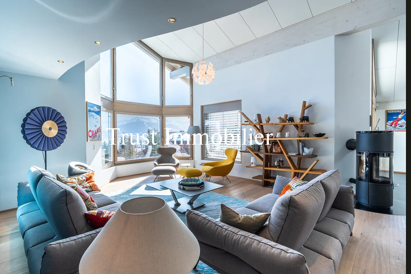 6022. Bright contemporary chalet with panoramic view, Mayens d'Arbaz - Photo 1 of 32