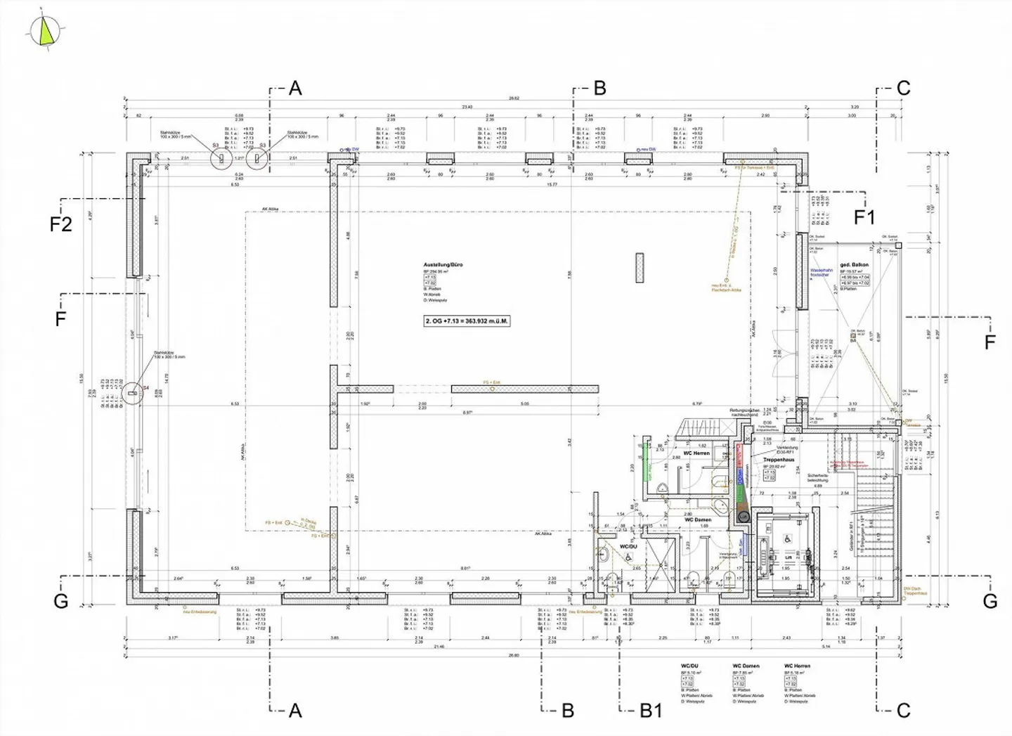 Neue Büro- und Praxisräume mit insgesamt ab 100 m2 im Edelrohbau - Foto 16 von 16