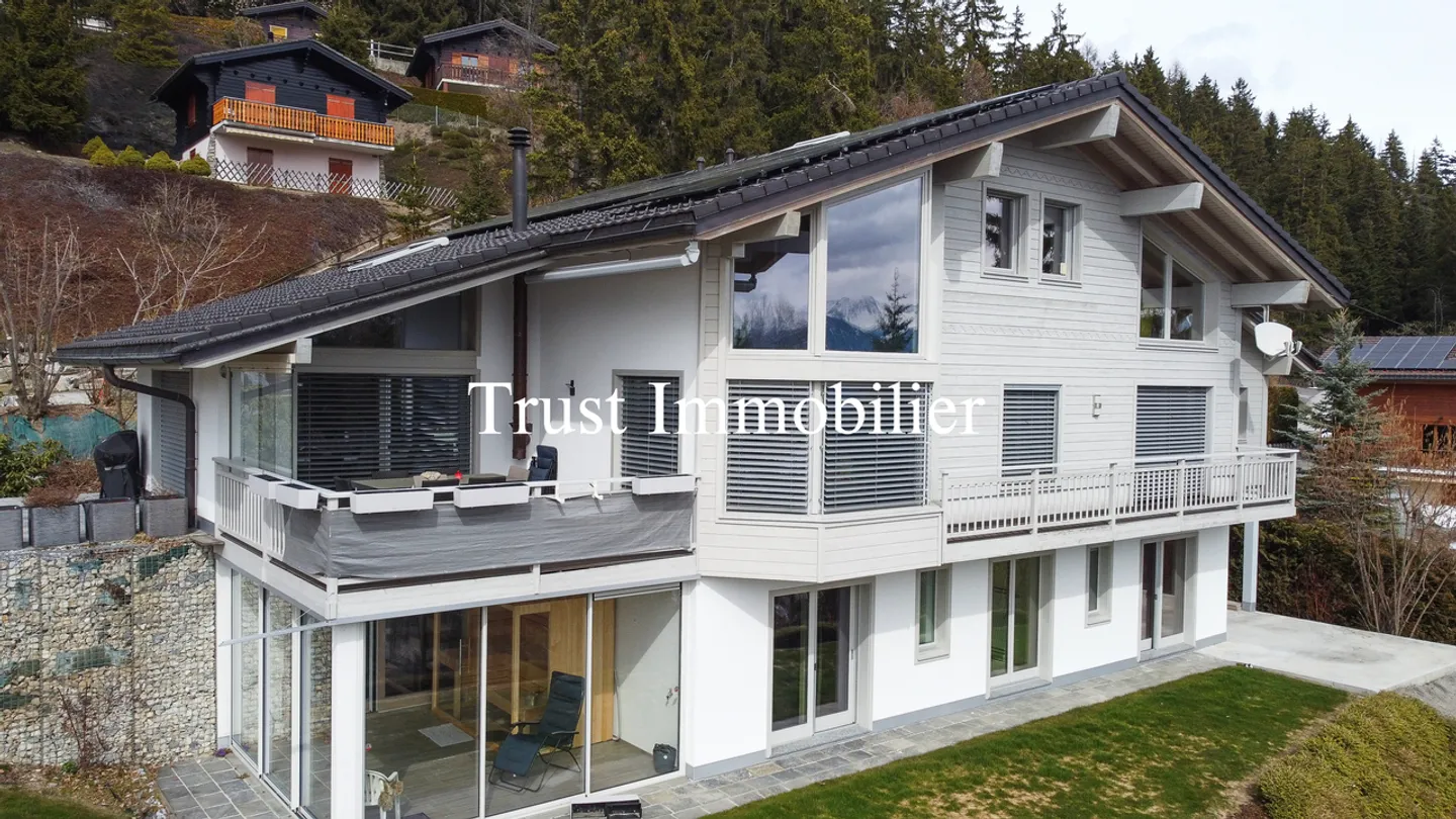 6022. Bright contemporary chalet with panoramic view, Mayens d'Arbaz - Photo 13 of 32