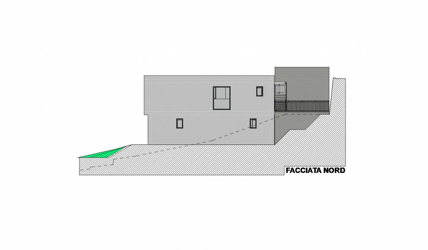 Building plot with approved project for a villa in Gnosca - Photo 4 of 7