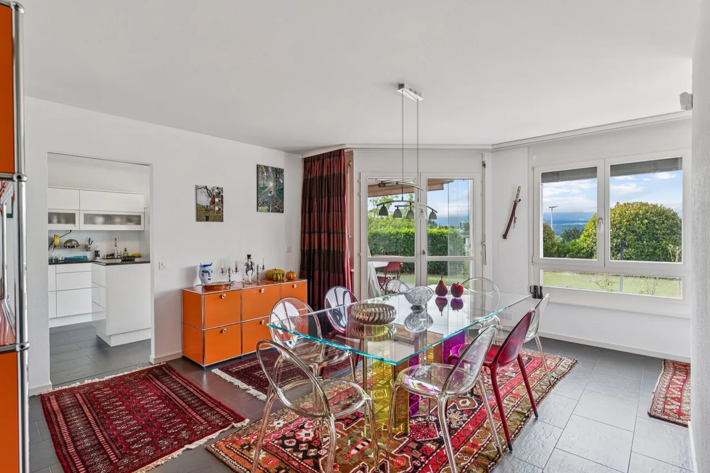 Erdgeschosswohnung mit atemberaubendem Blick auf die Voralpen - Foto 2 von 12